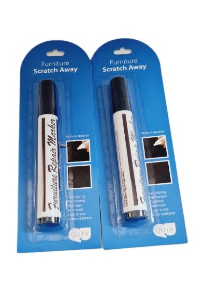 Rötuş Kalemi Siyah Renk | Ahşap Rötuş Kalemi / 2 Adet modelleri