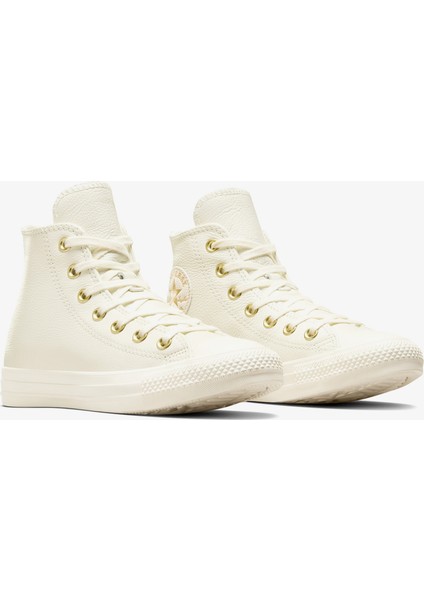 Chuck Taylor All Star Unisex Krem Deri Sneaker fiyatları