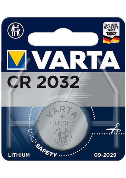 Varta Cr 2032 3 Volt Tekli Lityum Pil