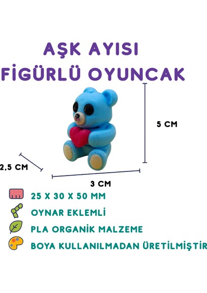 Mavi Ayı - Minyatür Oyuncak