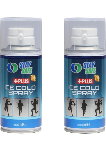 Staysafe Anestezik ve Lazer Epilasyon Için Soğutucu Sprey 400 ml 2 Li Paket