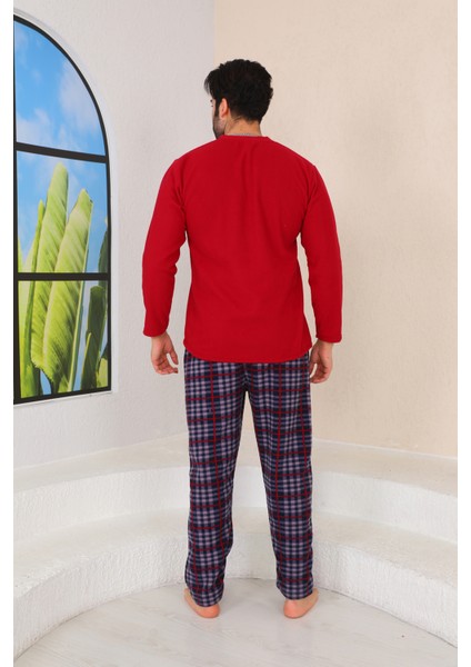 Nisanca Kışlık Erkek Polar Pijama Takımı - Sıcak Tutan Pijama indirimleri