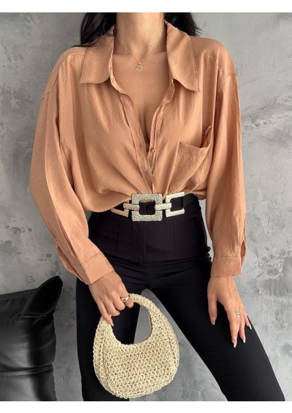 Modal Oversize Cepli Gömlek fırsatları