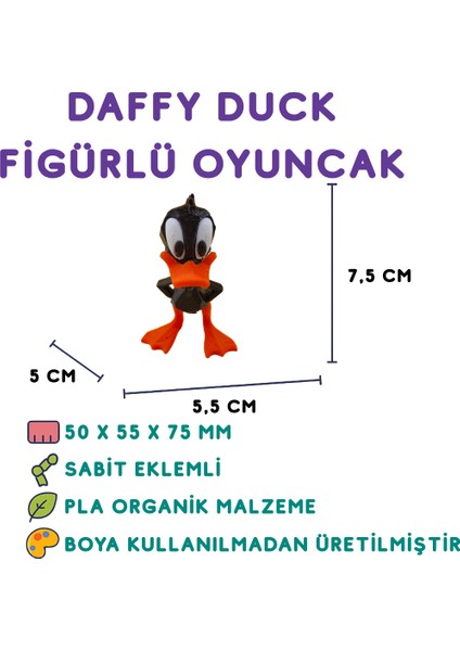 Daffy Duck Figür - Minyatür Oyuncak