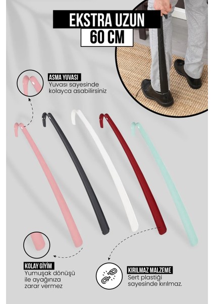 Ayakkabı Çekeceği 6'lı Paket Üç Renk modelleri