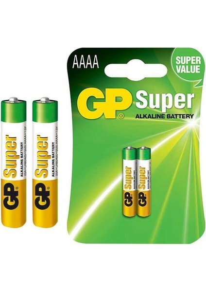 Gp 25A Incenin Incesi Aaaa Alkalin 2'li Pil