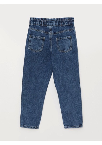 Lcw Kids Mavi Paperbag Kız Çocuk Jean Pantolon fiyatları