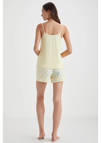 Yumuşak Dokulu Ip Askılı Kadın Şort Takım 2742 modelleri