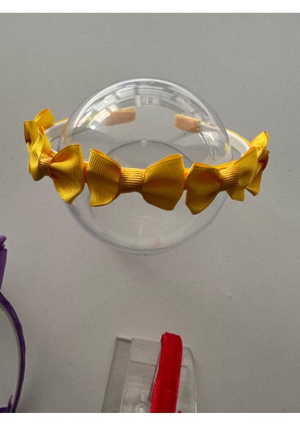 Kız Çocuk Fiyonklu Taç Seti (3 Parça) – Okul & Doğum Günü Hediyesi modelleri