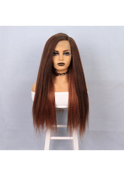 Kızıl Kahve Yaki Afro Peruk