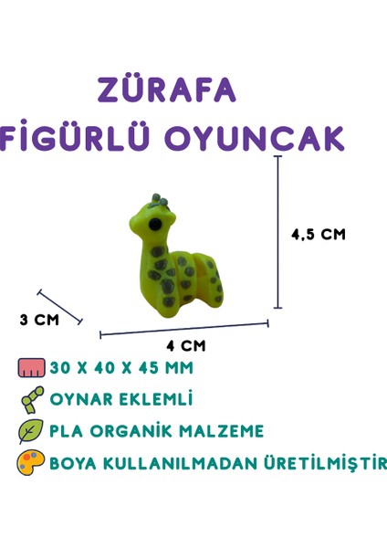 Zürafa Figür - Minyatür Oyuncak