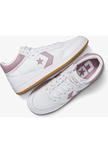 Fastbreak Pro Unisex Beyaz Deri Sneaker indirimleri