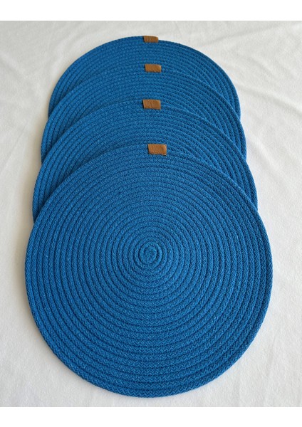 Yuvarlak Supla Mavi 33CM 4lü