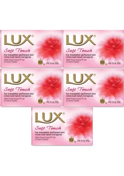 Sabun 80GR Soft Touch (Yumuşak Dokunuş) (5 Li Set)