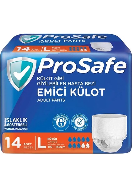 Emici Külot Hasta Bezi L - Büyük - Large 42 Adet (3pk*14) fiyatları