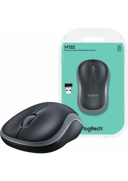 M185 Siyah-Gri Nano Kablosuz Mouse 910-002235 fiyatları