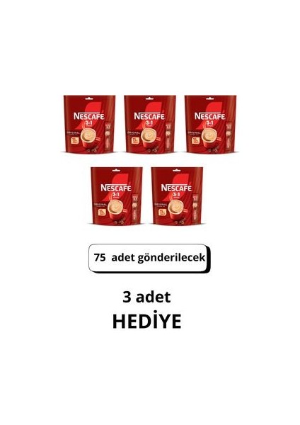 Hazır Karışım Kahve - 72 Adet, Türkiye Üretimi, Sade Lezzet fiyatları
