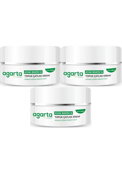 Ayak ve Topuk Çatlak Bakım Kremi 100ML (3 Lü Set)