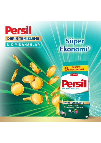 Matik Toz Çamaşır Deterjanı 18KG Sık Yıkananlar Beyaz ve Renkliler Için (2PK*9KG)(120 Yıkama) indirimleri