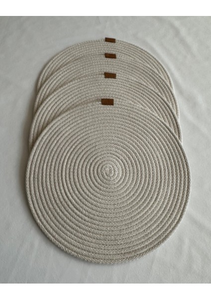 Yuvarlak Supla Beyaz 33CM 4lü