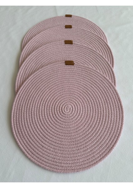 Yuvarlak Supla Açık Pembe 33CM 4lü modelleri