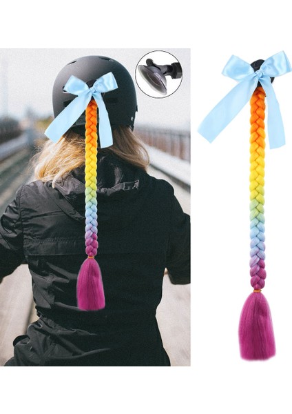 Motosiklet Kaskı Örgülü At Kuyruğu / Acm22