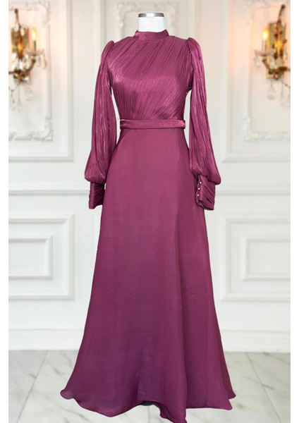 Zen Abiye Elbise Vişne