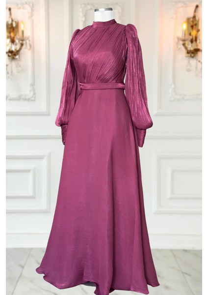 Zen Abiye Elbise Vişne modelleri