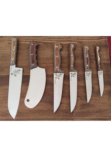 Bıçak Seti Profesyonel Mutfak Bıçak Seti Şef Bıçak Seti HGBS620