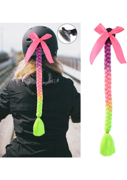 Motosiklet Kaskı Örgülü At Kuyruğu / Acm21