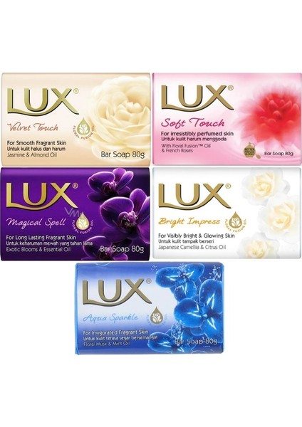 Sabun 80GR (Karma 5 Li Set) Soft Touch/velvet Touch/magicial Spell/aqua Sparke/bright Impress