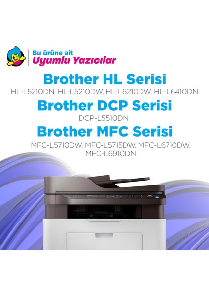 Brother TN3607XXL Muadil Toner 2'li Paket / HL-L5210DN / HL-L5210DW / HL-L6210DW / HL-L6410DN fiyatları