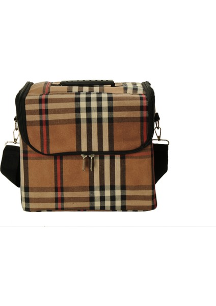 Profesyonel Makyaj Lifting Tırnak Büyük Kapasiteli Makyaj Çantası