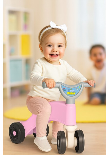 Bingit Ilk Arabam – 1+ Yaş 3 Tekerlekli Yürümeye Alıştırma Oyuncağı, 26X51X37 cm