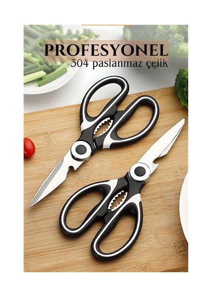 Tavuk Makası Profesyonel 304 Çelik Mutfak Makası