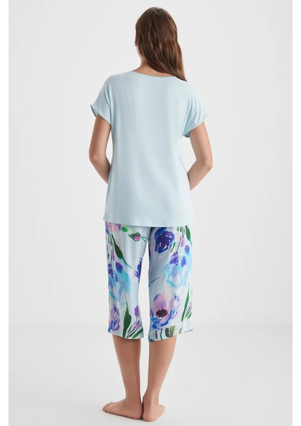 Yumuşak Dokulu Kadın Kapri Takım 2733 indirimleri