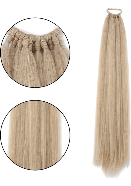 Lastik Tokalı At Kuyruğu Düz / Balköpüğü Platin Röfle