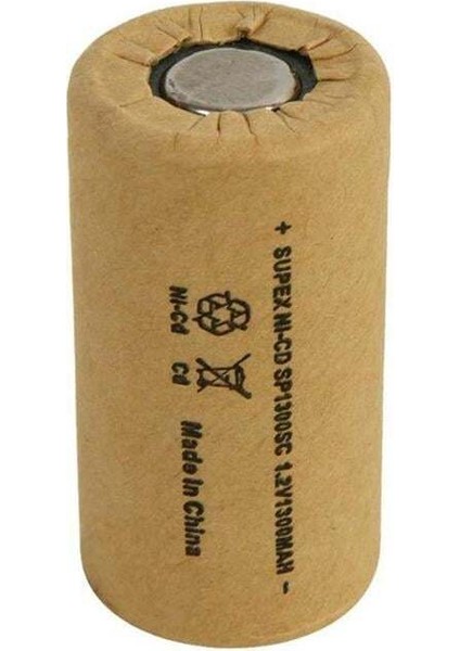 Supex SP1300-SC 1.2 Volt 1300 Mah Tekli Şarjlı Matkap Pili