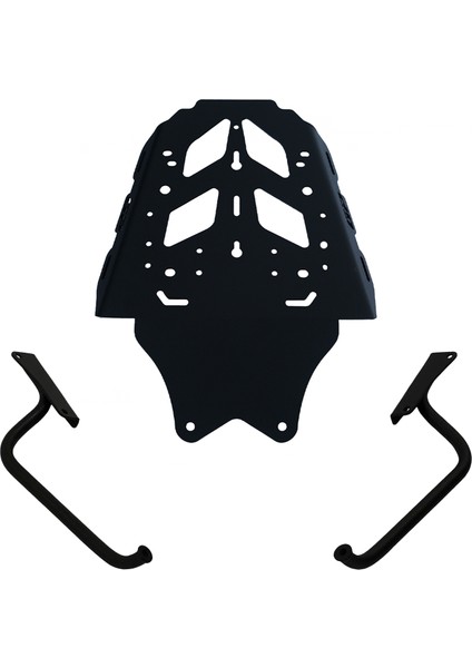 Kompozit Ktm 250 / 390 Adventure 2020-2024 Uyumlu Arka Çanta Demiri Siyah