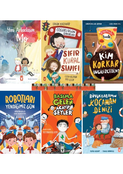 2.3. Sınıf-Sıfır Kural Sınıfı, Yeni Arkadaşım Mo, Kim Korkar Ingilizceden(6kitap)