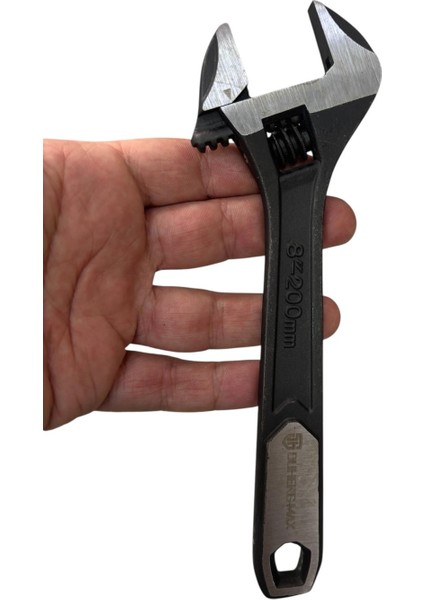 Kurbağacık Anahtarı Siyah Boyalı Izolesiz 8''