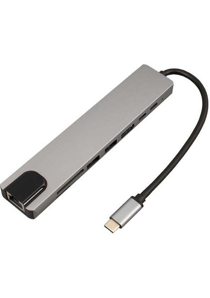 Powermaster Type-C 8in1 HDMI Çok Fonksiyonlu USB 3.0 Dock Station (Macbook - Pc - Playstation - Xbox) fiyatları