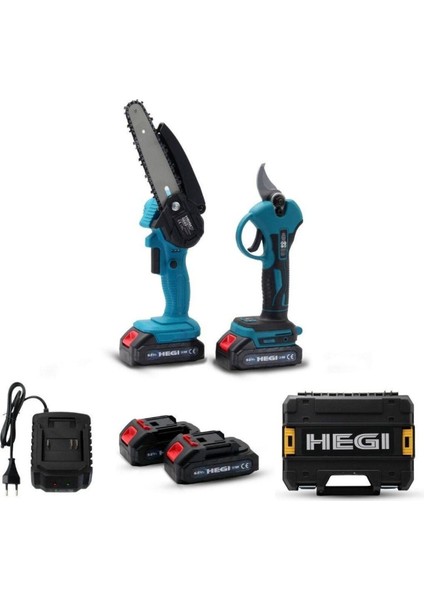 Çift Akülü Dal Budama Testeresi ve Makası Seti – Bahçe & Profesyonel Kullanıma