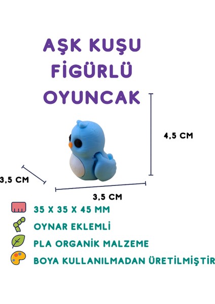 Mavi Kuş - Minyatür Oyuncak
