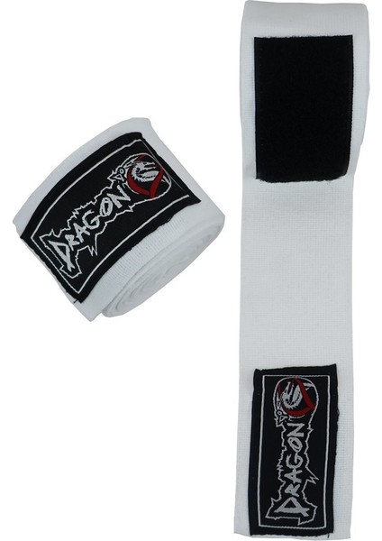 41280 Muay Thai Ayak Çorabı 3,5 Metre Beyaz Bandaj ve Profesyonel Şeffaf Dişlik 3'lü Set indirimleri