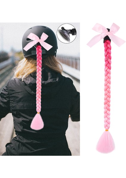 Motosiklet Kaskı Simli Örgülü At Kuyruğu / Acm10s