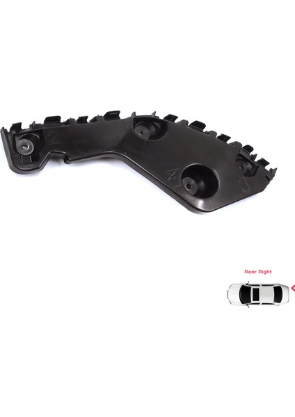 Renault Dacia Duster Mk1 Hs 2010-2017 622200010R Için Arka Sağ Tampon Iç Bağlantı Braket Ayağı