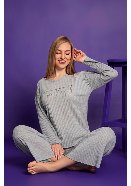 Nisanca Mevsimlik Uzun Kollu Pamuklu Kadın Pijama Takımı fiyatları