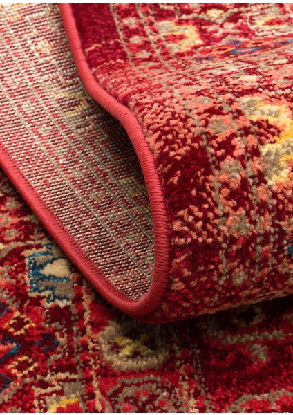 Kybele 05 Red Xw Otantik ve Klasik Desenli, Sıcak Renk Tonlarına Sahip Makine Halısı fiyatları