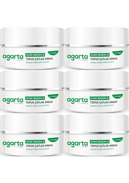 Ayak ve Topuk Çatlak Bakım Kremi 100ML (6 Lı Set)